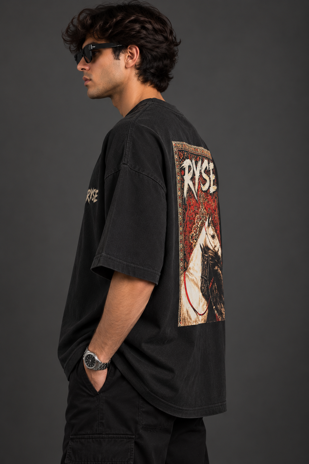 RYSE Twin Horse Bandana Tee