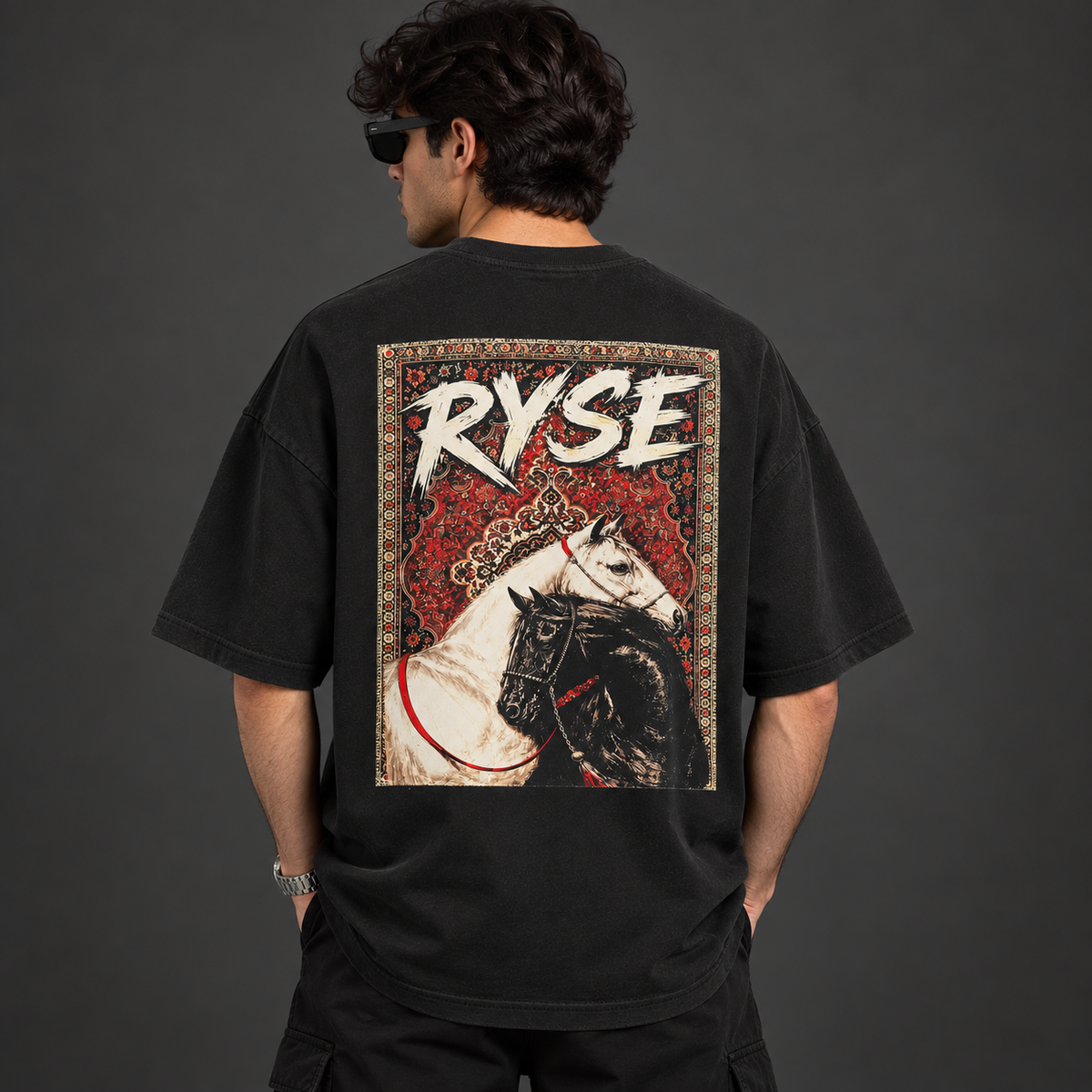 RYSE Twin Horse Bandana Tee
